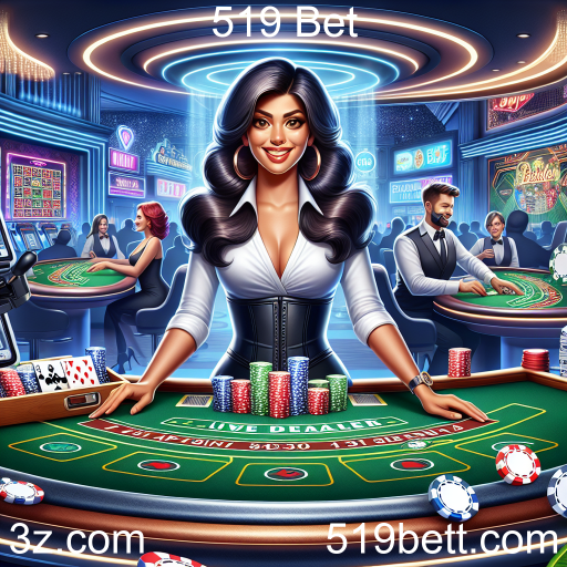 Experimente a Emoção do Live Casino no 519 Bet